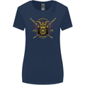 Mixed Martial Arts Fight Academy MMA Womens Wider Cut T-Shirt Navy Blue