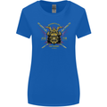 Mixed Martial Arts Fight Academy MMA Womens Wider Cut T-Shirt Royal Blue