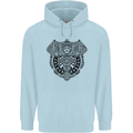 Mjolnir Thor Viking Hammer Childrens Kids Hoodie Light Blue