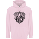 Mjolnir Thor Viking Hammer Childrens Kids Hoodie Light Pink