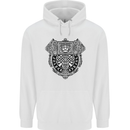 Mjolnir Thor Viking Hammer Childrens Kids Hoodie White