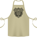 Mjolnir Thor Viking Hammer Cotton Apron 100% Organic Khaki