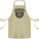 Mjolnir Thor Viking Hammer Cotton Apron 100% Organic Khaki