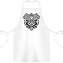 Mjolnir Thor Viking Hammer Cotton Apron 100% Organic White