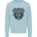Mjolnir Thor Viking Hammer Kids Sweatshirt Jumper Light Blue