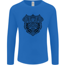 Mjolnir Thor Viking Hammer Mens Long Sleeve T-Shirt Royal Blue
