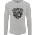 Mjolnir Thor Viking Hammer Mens Long Sleeve T-Shirt Sports Grey