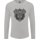 Mjolnir Thor Viking Hammer Mens Long Sleeve T-Shirt Sports Grey