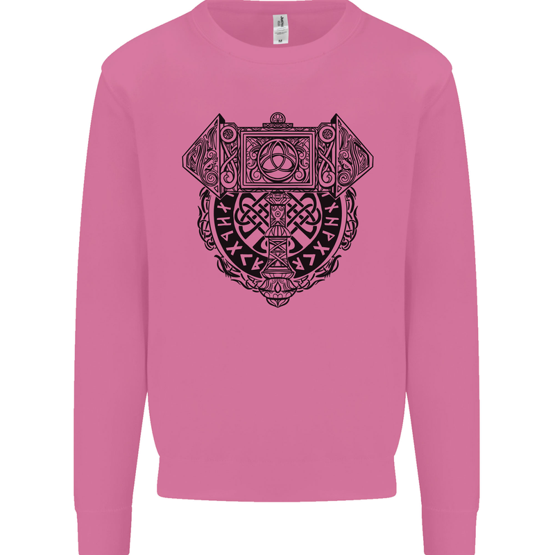 Mjolnir Thor Viking Hammer Mens Sweatshirt Jumper Azalea