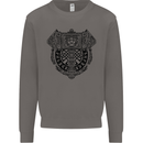 Mjolnir Thor Viking Hammer Mens Sweatshirt Jumper Charcoal