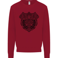 Mjolnir Thor Viking Hammer Mens Sweatshirt Jumper Red