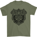 Mjolnir Thor Viking Hammer Mens T-Shirt 100% Cotton Military Green