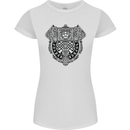 Mjolnir Thor Viking Hammer Womens Petite Cut T-Shirt White