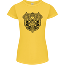 Mjolnir Thor Viking Hammer Womens Petite Cut T-Shirt Yellow
