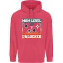 Mom Level Unlocked New Mommy Baby Born Childrens Kids Hoodie Heliconia