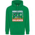 Mom Level Unlocked New Mommy Baby Born Childrens Kids Hoodie Irish Green