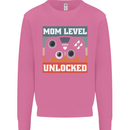 Mom Level Unlocked New Mommy Baby Born Mens Sweatshirt Jumper Azalea