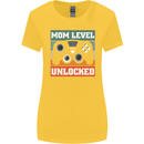Mom Level Unlocked New Mommy Baby Born Womens Wider Cut T-Shirt Yellow