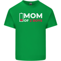 Mom of 2 Boys Funny Mother's Day Mens Cotton T-Shirt Tee Top Irish Green