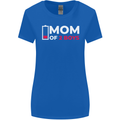 Mom of 2 Boys Funny Mother's Day Womens Wider Cut T-Shirt Royal Blue
