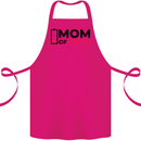 Mom of Two Boys Funny Mother's Day Cotton Apron 100% Organic Pink