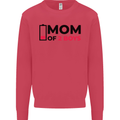 Mom of Two Boys Funny Mother's Day Mens Sweatshirt Jumper Heliconia