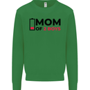 Mom of Two Boys Funny Mother's Day Mens Sweatshirt Jumper Irish Green