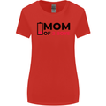 Mom of Two Boys Funny Mother's Day Womens Wider Cut T-Shirt Red