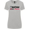Mom of Two Boys Funny Mother's Day Womens Wider Cut T-Shirt Sports Grey