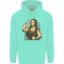 Mona Lifter Funny Gym Bodybuilding Workout Childrens Kids Hoodie Peppermint