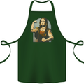 Mona Lifter Funny Gym Bodybuilding Workout Cotton Apron 100% Organic Forest Green