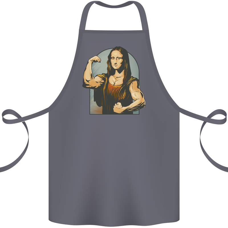 Mona Lifter Funny Gym Bodybuilding Workout Cotton Apron 100% Organic Steel
