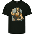 Mona Lifter Funny Gym Bodybuilding Workout Kids T-Shirt Childrens Black