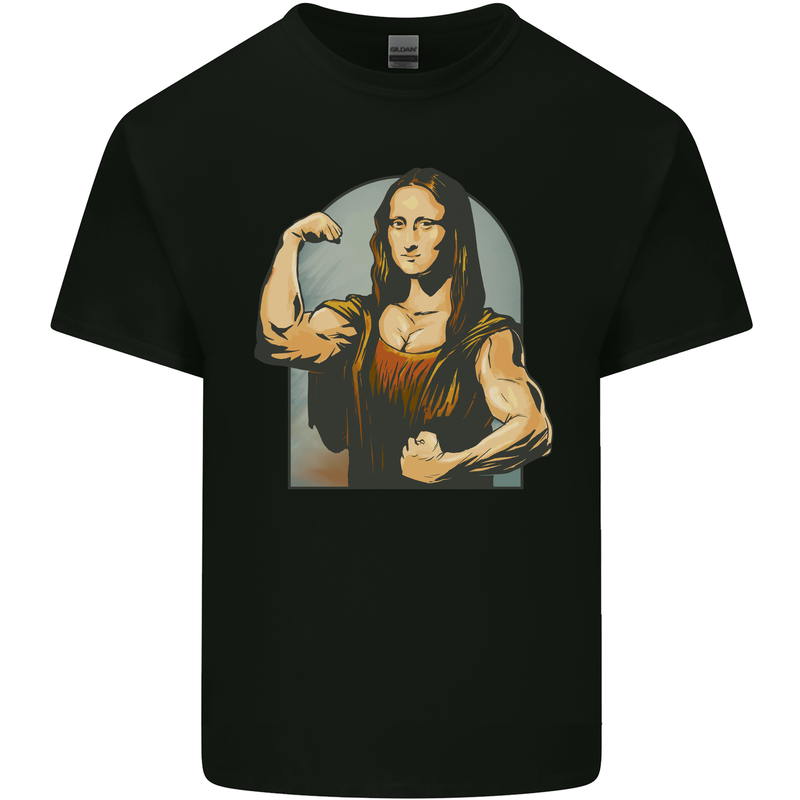 Mona Lifter Funny Gym Bodybuilding Workout Kids T-Shirt Childrens Black