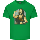 Mona Lifter Funny Gym Bodybuilding Workout Kids T-Shirt Childrens Irish Green