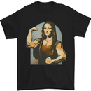 Mona Lifter Funny Gym Bodybuilding Workout Mens T-Shirt Cotton Gildan Black