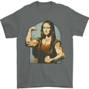 Mona Lifter Funny Gym Bodybuilding Workout Mens T-Shirt Cotton Gildan Charcoal
