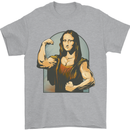 Mona Lifter Funny Gym Bodybuilding Workout Mens T-Shirt Cotton Gildan Sports Grey