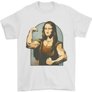 Mona Lifter Funny Gym Bodybuilding Workout Mens T-Shirt Cotton Gildan White