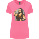 Mona Lifter Funny Gym Bodybuilding Workout Womens Wider Cut T-Shirt Azalea