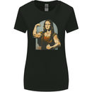 Mona Lifter Funny Gym Bodybuilding Workout Womens Wider Cut T-Shirt Black