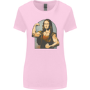 Mona Lifter Funny Gym Bodybuilding Workout Womens Wider Cut T-Shirt Light Pink