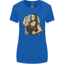 Mona Lifter Funny Gym Bodybuilding Workout Womens Wider Cut T-Shirt Royal Blue