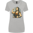 Mona Lifter Funny Gym Bodybuilding Workout Womens Wider Cut T-Shirt Sports Grey