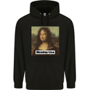 Mona Lisa Parody Monday Lisa Childrens Kids Hoodie Black