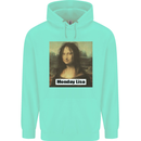 Mona Lisa Parody Monday Lisa Childrens Kids Hoodie Peppermint