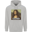 Mona Lisa Parody Monday Lisa Childrens Kids Hoodie Sports Grey