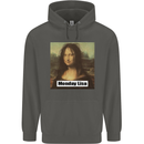 Mona Lisa Parody Monday Lisa Childrens Kids Hoodie Storm Grey