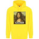 Mona Lisa Parody Monday Lisa Childrens Kids Hoodie Yellow