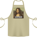 Mona Lisa Parody Monday Lisa Cotton Apron 100% Organic Khaki